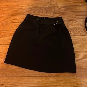 Black mini skirt- size small